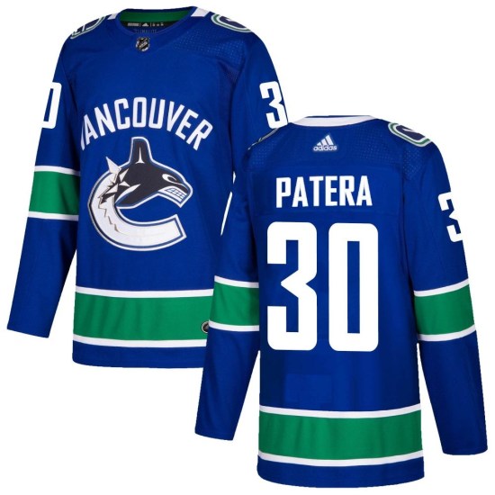 Adidas Jiri Patera Vancouver Canucks Authentic Home Jersey - Blue