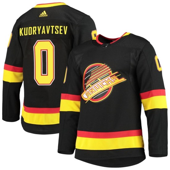 Adidas Kirill Kudryavtsev Vancouver Canucks Authentic Alternate Primegreen Pro Jersey - Black