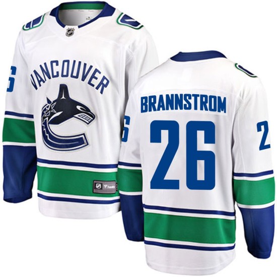 Fanatics Branded Erik Brannstrom Vancouver Canucks Breakaway Away Jersey - White