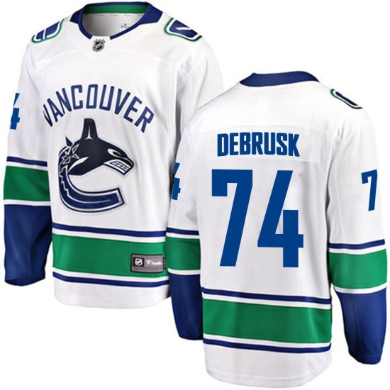 Fanatics Branded Jake DeBrusk Vancouver Canucks Breakaway Away Jersey - White