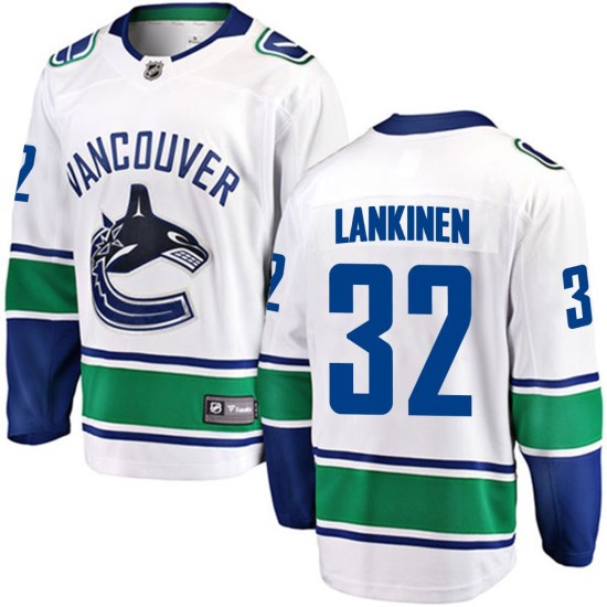 Fanatics Branded Kevin Lankinen Vancouver Canucks Breakaway Away Jersey - White