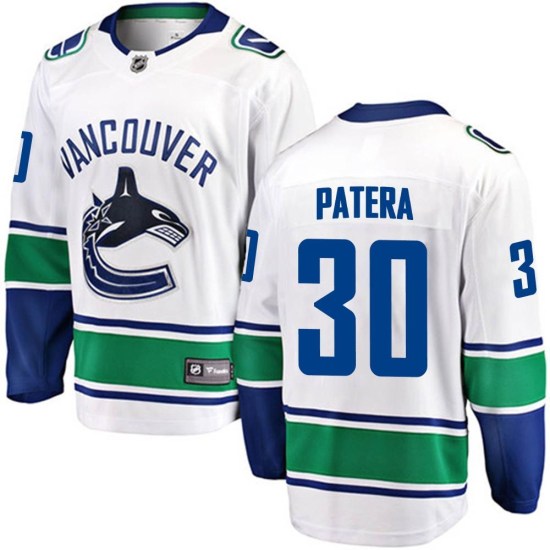 Fanatics Branded Jiri Patera Vancouver Canucks Breakaway Away Jersey - White