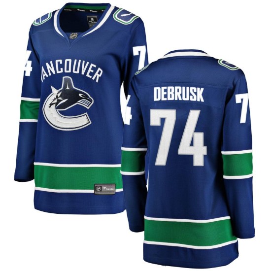 Fanatics Branded Jake DeBrusk Vancouver Canucks Women's Breakaway Home Jersey - Blue