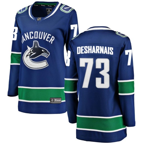 Fanatics Branded Vincent Desharnais Vancouver Canucks Women's Breakaway Home Jersey - Blue