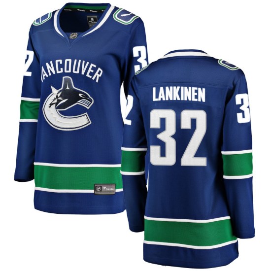 Fanatics Branded Kevin Lankinen Vancouver Canucks Women's Breakaway Home Jersey - Blue