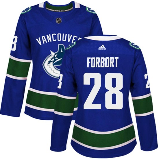 Adidas Derek Forbort Vancouver Canucks Women's Authentic Home Jersey - Blue