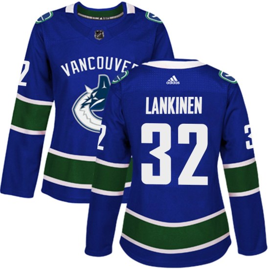 Adidas Kevin Lankinen Vancouver Canucks Women's Authentic Home Jersey - Blue