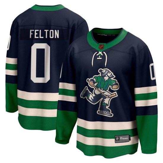 Fanatics Branded Christian Felton Vancouver Canucks Breakaway Special Edition 2.0 Jersey - Navy