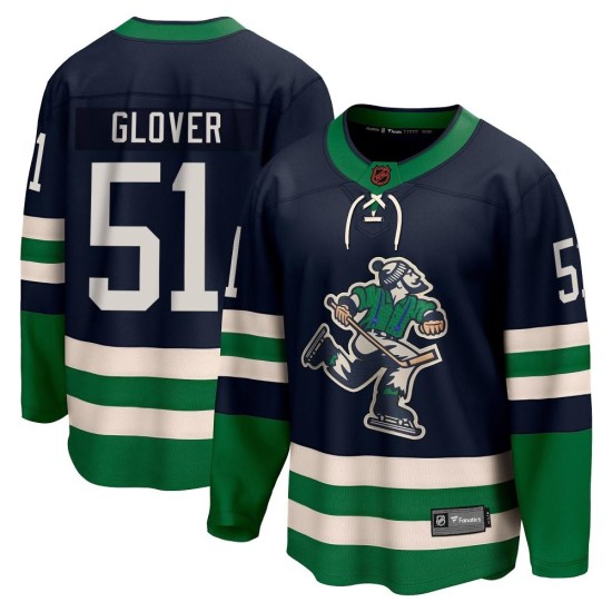 Fanatics Branded Ty Glover Vancouver Canucks Breakaway Special Edition 2.0 Jersey - Navy