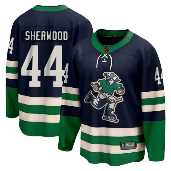 Fanatics Branded Kiefer Sherwood Vancouver Canucks Breakaway Special Edition 2.0 Jersey - Navy