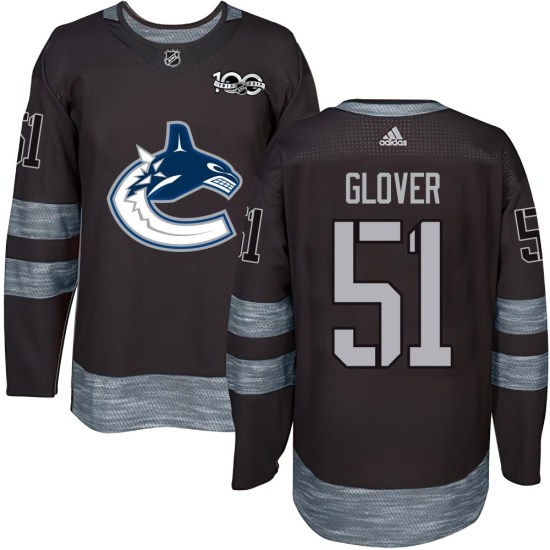 Ty Glover Vancouver Canucks Youth Authentic 1917-2017 100th Anniversary Jersey - Black