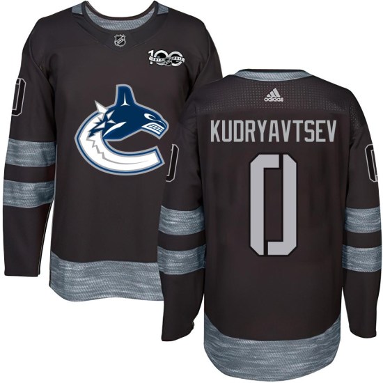 Kirill Kudryavtsev Vancouver Canucks Youth Authentic 1917-2017 100th Anniversary Jersey - Black