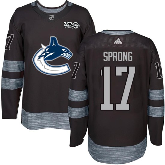 Daniel Sprong Vancouver Canucks Youth Authentic 1917-2017 100th Anniversary Jersey - Black