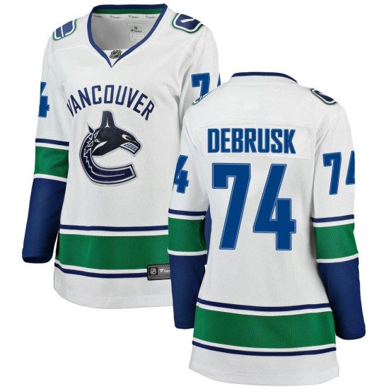 Fanatics Branded Jake DeBrusk Vancouver Canucks Women's Breakaway Away Jersey - White