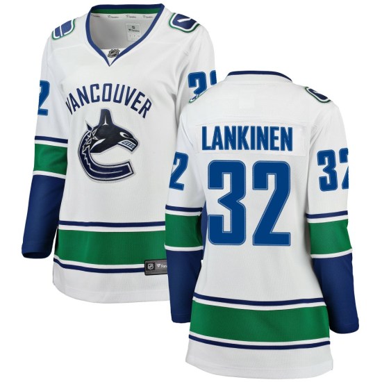 Fanatics Branded Kevin Lankinen Vancouver Canucks Women's Breakaway Away Jersey - White