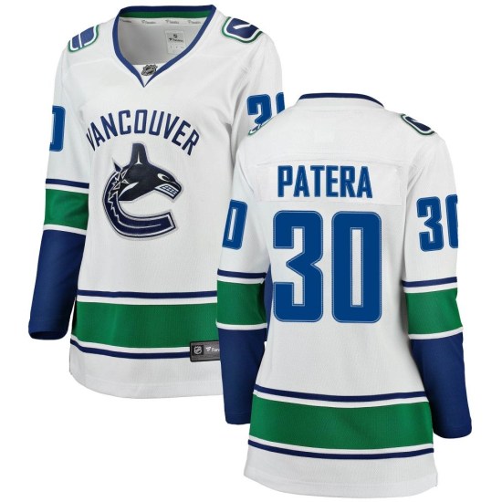 Fanatics Branded Jiri Patera Vancouver Canucks Women's Breakaway Away Jersey - White