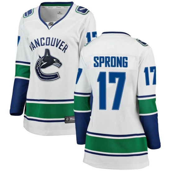 Fanatics Branded Daniel Sprong Vancouver Canucks Women's Breakaway Away Jersey - White