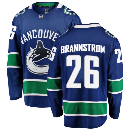 Fanatics Branded Erik Brannstrom Vancouver Canucks Breakaway Home Jersey - Blue