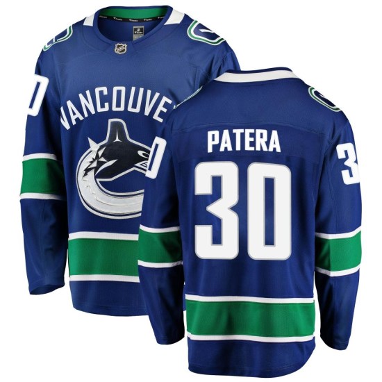 Fanatics Branded Jiri Patera Vancouver Canucks Breakaway Home Jersey - Blue