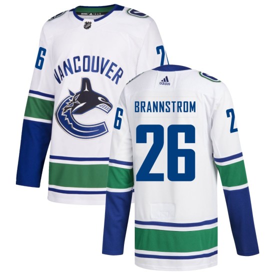 Adidas Erik Brannstrom Vancouver Canucks Authentic Away Jersey - White