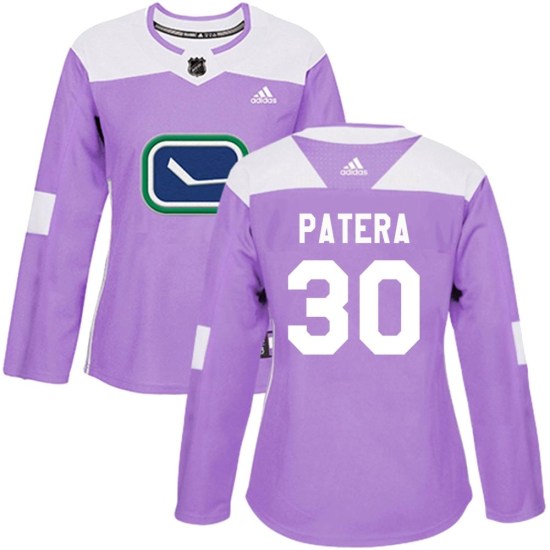 Adidas Jiri Patera Vancouver Canucks Women's Authentic Fights Cancer Practice Jersey - Purple